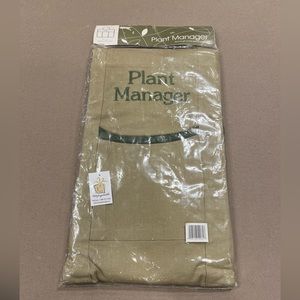 “Plant Manager” 15” x 16” canvas bag gardening